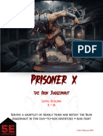 004 Bestiarum 5e - Prisoner X The Iron Juggernaut (LVL 5-16)