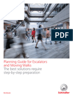 Schindler Planning Guide For Escalators and Moving Walks en