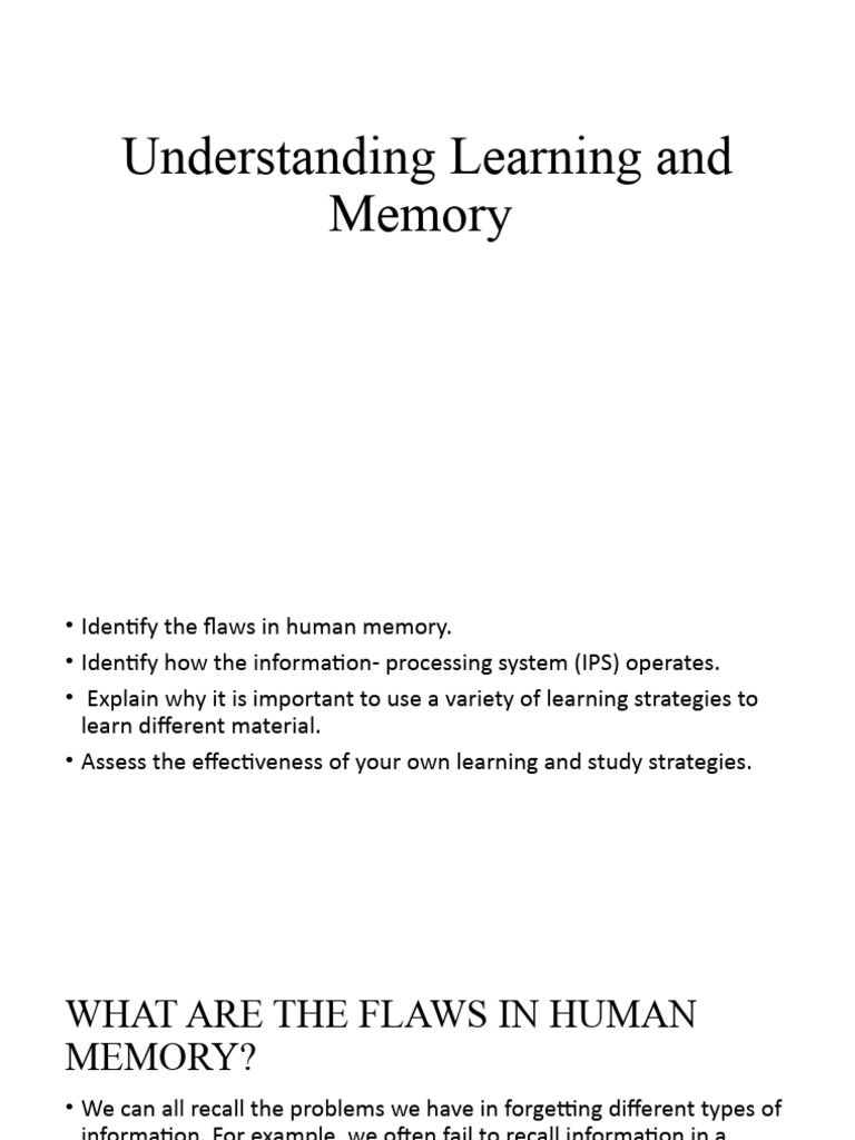 What Understanding Learning