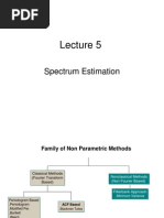 Spectral Estimation Modern