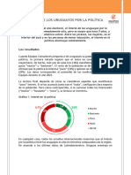 El Interés de Los Uruguayos Por La Política, Según Equipos