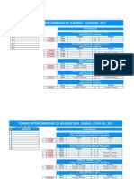 FIXTURE Copa ISIL 2011