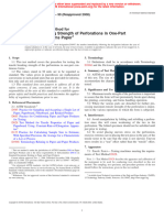 Tensile Breaking Strength of Perforations in One-Part Continuous Forms Paper