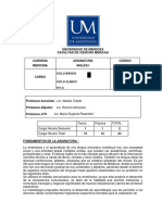 Programa Ingles I - UM - 2022