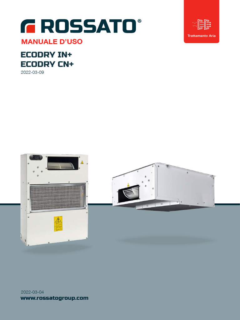 Manuale Utente Ecodry IN - CN | PDF