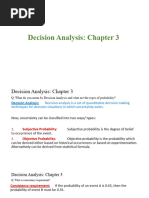 Decision Analysis