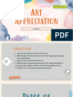 Beauty Classifications of Art Subject of Art