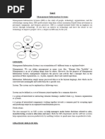 Management Information System - E Content - UNIT I