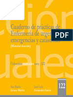 Cuaderno de Prácticas de Enfermería de Urgencias, Emergencias y Catástrofes