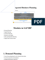 SAP Integrated Business Planning - 3rd Sep 2023
