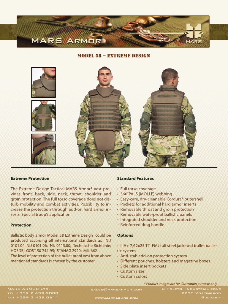 Ballistic Vest Model 58 en | PDF