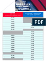 Horario Das Vans CJ 2024