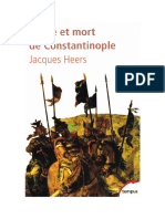 Chute Et Mort de Constantinople - Heers Jacques