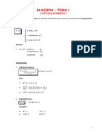 Algebra Tema 01 Leyes de Exponentes 1