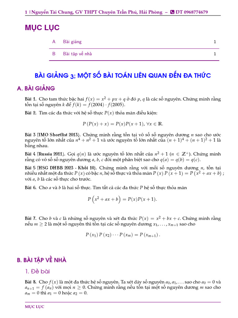 Bai Giang 3 de Bai | PDF