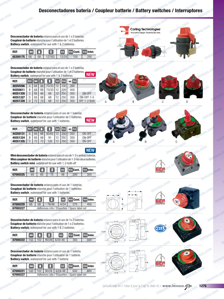 Battery Switches | PDF