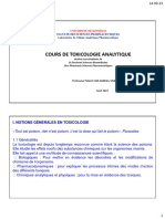 Toxicologie Analytique PC Complet 010908