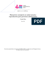 Manual de Consejería en Salud Sexual y Reproductiva para Personas Adolescentes Costa Rica