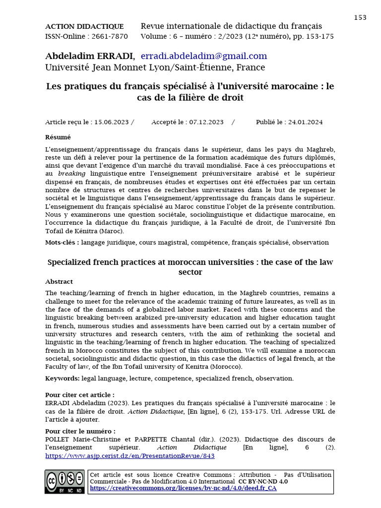 Pratiques du français juridique au Maroc | PDF | Crimes | Crime et violence
