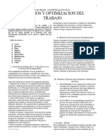 ESTUDIOS Y OPTIMIZACION DEL TRABAJO 6 To Trabajo Ieee