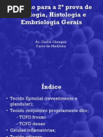 Monitoria de Histologia - 2ª Prova