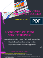 Mod3 Part 1 Accounting Cyle For Service Business
