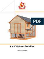12x8 Chicken Coop Plan Free