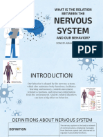 Learn More About The Nervous System by Slidesgo