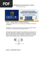 Roteiro Do Experimento Balança de Pratos Estática