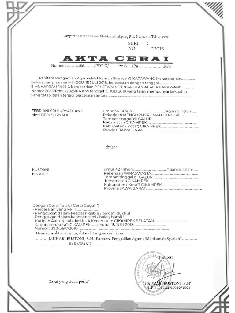 Akta | PDF