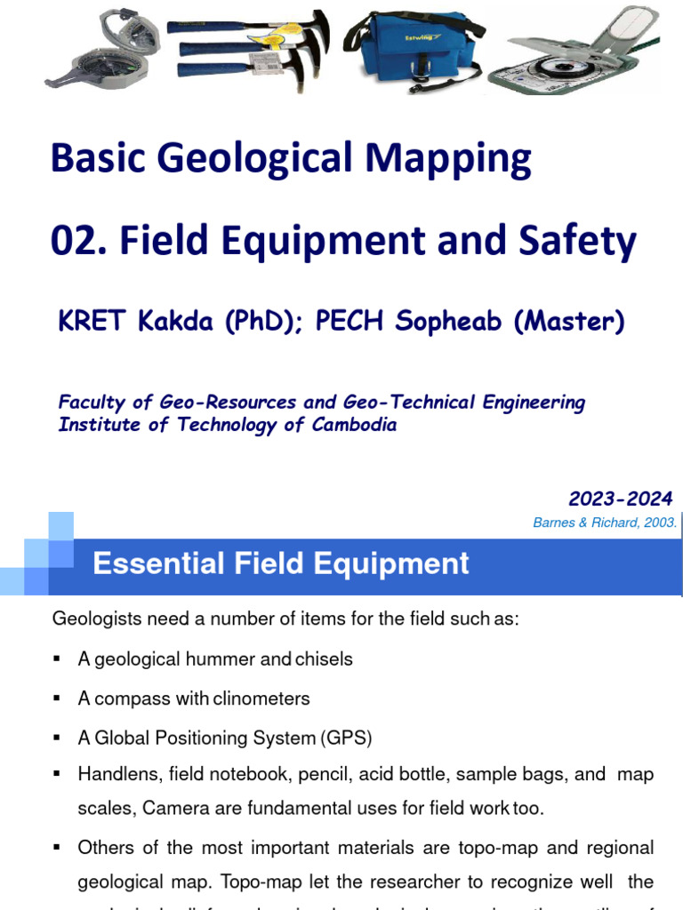 Field Equipment and Safety | PDF