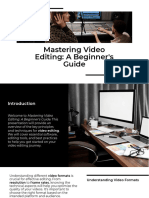 Video Editing For Beginners