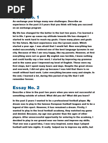 Flex Final Essays