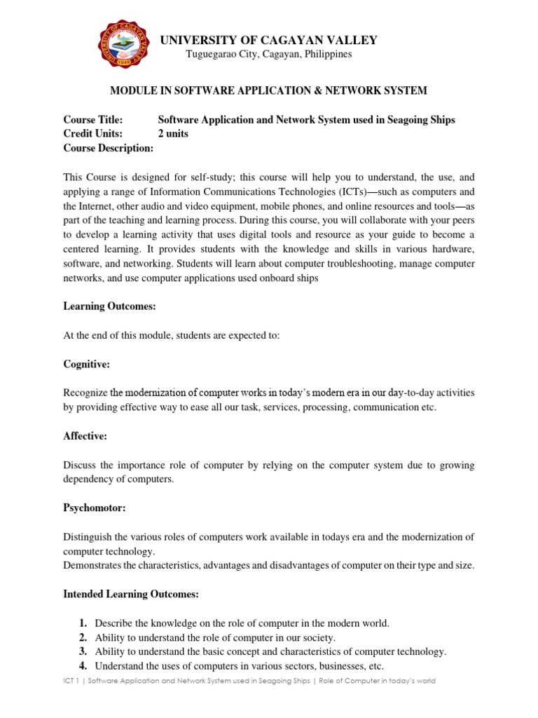 LESSON 2. Role of Computer in Todays World - ICT 1 | PDF | Automation ...