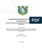 Investigación Formativa de Tratamiento de Relaves y Residuos Mineros