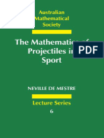 (Australian Mathematical Society Lecture Series) Neville de Mestre - The Mathematics of Projectiles in Sport-Cambridge University Press (1990)