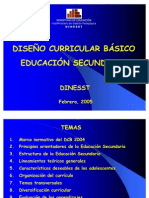 DISEÑO CURRICULAR BASICO 2005 02