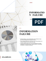 Econ Information Failure