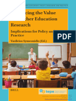 Enhancing The Value of Teacher Education Research: Implications For Policy and Practice