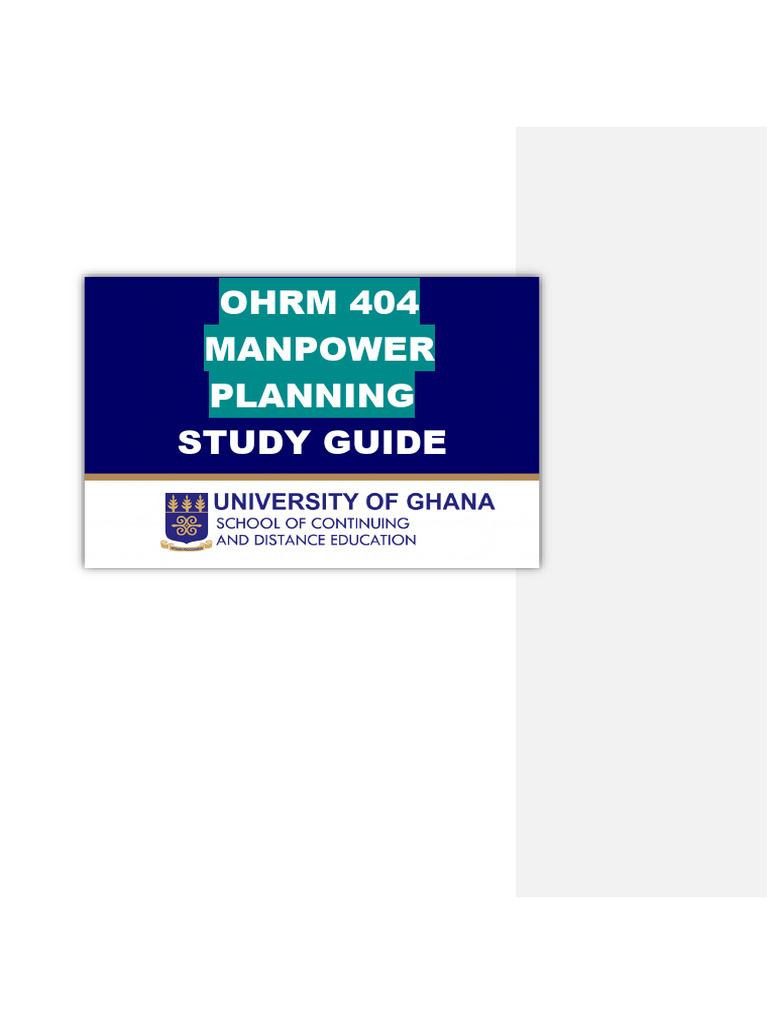 Ohrm 404 (Manpower Planning) Ob Marvin | PDF | Computers | Technology ...