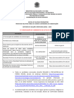 Edital 01.2024 SISU 2024 1 LISTA DE CONVOCADOS DA LISTA DE ESPERA TODOS OS CAMPI