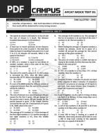 Afcat Mock Test 01