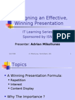 Designing A Presentation
