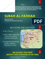 Tafseer Surah Al-Fatihah