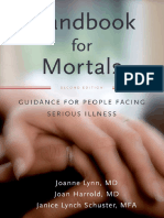 Handbook For Mortals Guidance For People Facing Serious Illness