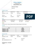 TRAVEL-iTINERARY 1