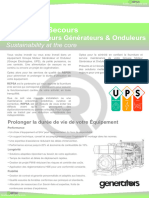 REPSA - Leaflet Energie de Secours Genset & UPS