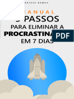 Plano para Eliminar A Procrastinacao em 7 Dias