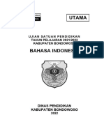 Naskah Soal Usp (Tulis) Bhs. Indonesia Tp. 2021-2022