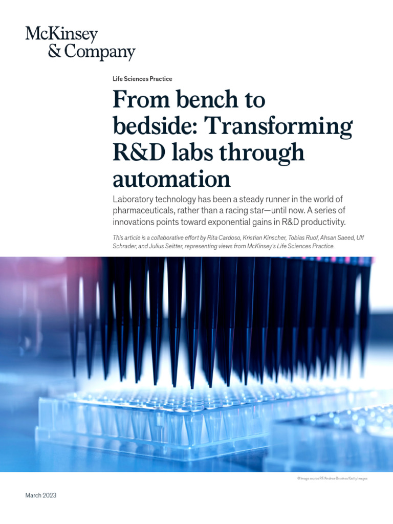 From Bench To Bedside Transforming R and D Labs Through Automation v2 | PDF